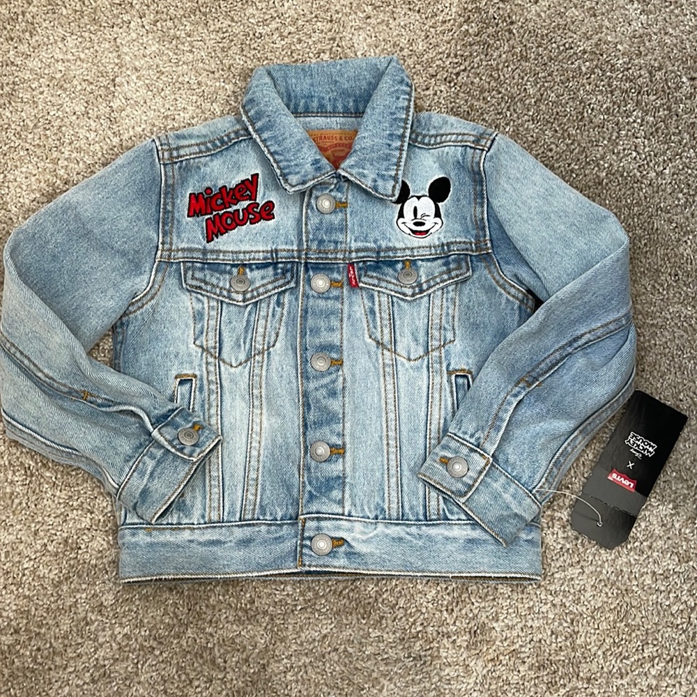 LEVI'S® KIDS Mickey Mouse 
TRUCKER (LITTLE KIDS) jean jacket
